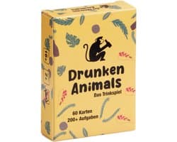Afwisselend drinkspel met 200 grappige taken op 60 kaarten voor maximaal feestplezier