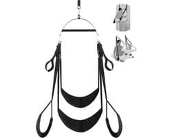SVN®Sex Schommel - Sex Stoel - Bondage - Zwart - 32cm x 10cm x 36cm