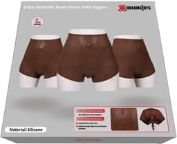 XX-DreamToys - Ultra Realistische Bodysuit Male-to-Female - Drag Queen - Vrouwentorso met Vagina - Bruin M — thumbnail 2