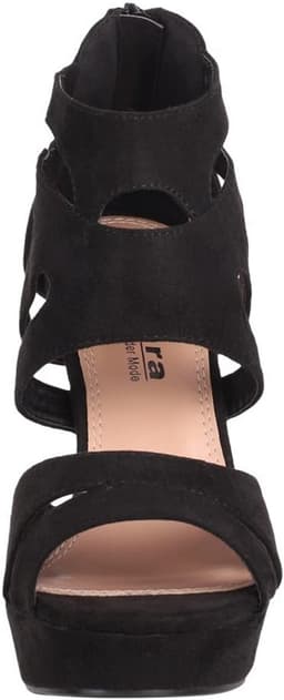 Dames Pumps Open Teen Hoge Hakken Chunky Zomermodellen — thumbnail 5