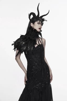 Zwarte Veren Stola Dames – Fetish Feather Cape – Lingerie Styling – Luxe Kinky Look – Statement Lingerie Accessoire – Erotisch Clubwear Styling – Boudoir, Kinky & Burlesque Events – Wasteland, B.I.T.C.H. – One Size – Dare to Undress — thumbnail 5