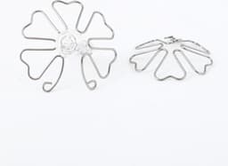 Tepelklemmen bloem zilver — thumbnail 3