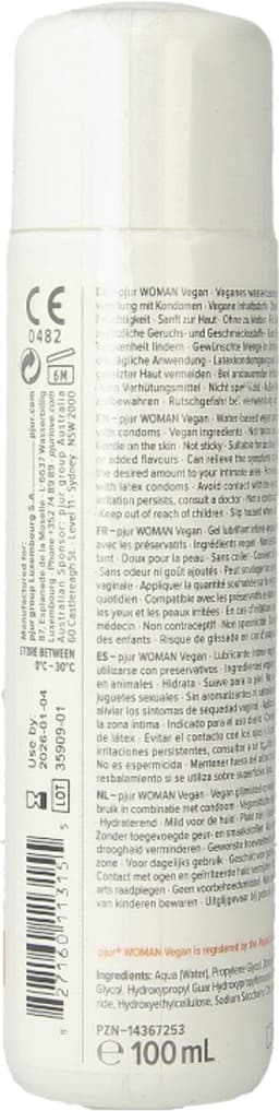 Pjur - Woman Vegan Waterbased Personal Glijmiddel 100 ml — thumbnail 2