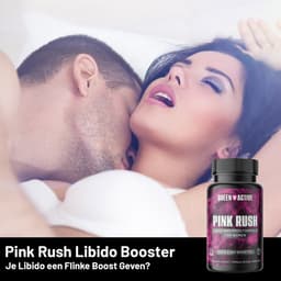 Queen Active Pink Rush | Libido pillen voor vrouwen | Lust & stemming | Vrouwelijke vitaliteit support | Voedingssupplement | 60 vegan capsules — thumbnail 3