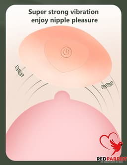 Tepel vibrator pads Platinum | Borst vibrator | Draadloos | BDSM | Onzichtbaar te dragen | USB oplaadbaar | Afstandsbediening | 10 vibratiestanden | Nipple — thumbnail 5