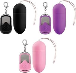 10 Speed Remote Vibrating Egg Big zwart - Tril ei — thumbnail 4