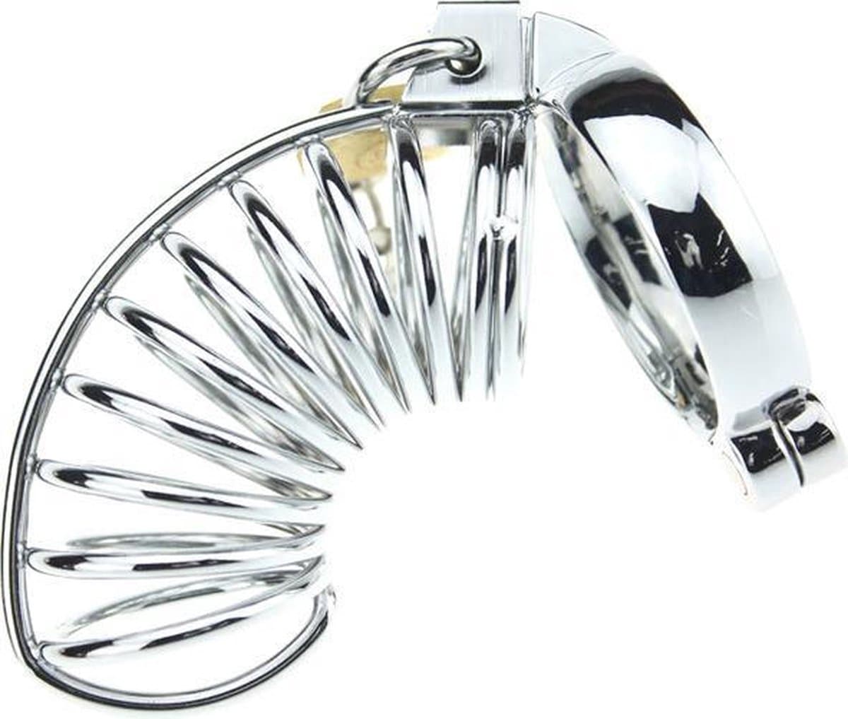 Chastity Cage - kuisheidskooi met dilator - voor mannen - stainless steel - Prolink Novelties® nr. 8 — afbeelding 1