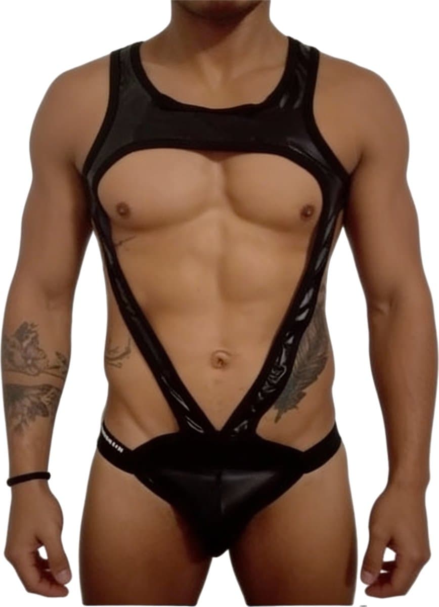 Jockstrap Heren - Lingerie - Harnas - Leer Look - Maat L-XL-XXL — afbeelding 1