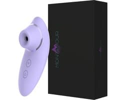 MontAmour Melody – Luchtdruk Vibrator voor Vrouwen – Clitoris Stimulator – 10 Standen – Drukgolf Vibrator – Oplaadbaar – Veilig - Waterdicht – Siliconen – Sex Toys voor Vrouwen – Vibrators voor Vrouwen - Clitoris Zuiger - Zuigvibrator - Lila - Paars