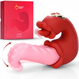 Sensual Desire® LICK – Tong Vibrator met Lick-beweging – 10 Tongstanden & 10 Vibratiestanden – Waterdicht – Clitoris Stimulator – Vibrators voor Vrouwen – Sex Toys voor Vrouwen – Inclusief Erotische Luisterverhalen — thumbnail 1
