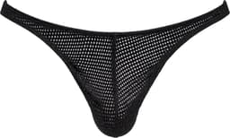 Barcode Berlin Thong Lor Black - MAAT XL - Erotisch Heren Ondergoed - String voor Man - Sexy mannen String — thumbnail 1