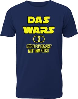 T-shirt Vrijgezellenfeest Man - 'Das Wars' Thema - Cadeau voor Toekomstige Bruidegom — thumbnail 1