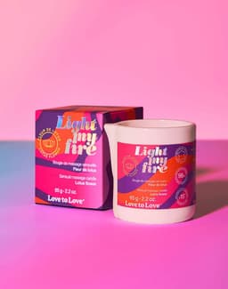 Love to Love - Light My Fire - Massagekaars - Lotusbloem — thumbnail 4