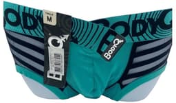 BodyQ Sexy Heren Boxershort – Aqua met Net Zwart – Erotische Herenlingerie – Maat L — thumbnail 1
