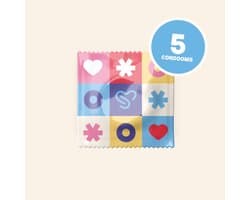 Sam loves Max Premium Condooms - 5 stuks - Gratis verzending - Anticonceptie middel - Met glijmiddel - Anoniem verpakte - Natuurlijk latex - Vegan - condoom - Condooms
