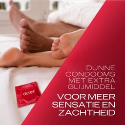 Durex Condooms Thin Feel met Extra Glijmiddel - 2 x 40 stuks - Voordeelverpakking — thumbnail 2