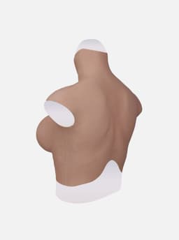 Siliconen Borsten- plus size L XL Borstprothese-Nep borsten- E cup- Cosplay- Travestie-Transgender-Crossdresser-Travestiet-100% siliconen-Breastplate — thumbnail 5