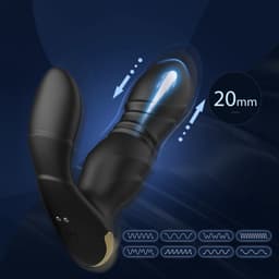 IntiMate® VibeThrust - Luxe Stotende Vibrator met 9 Tril- en Stootstanden - Vibrator met Afstandsbediening - 2-in-1 Afstandsbediening voor Handsfree Genot - Seks Toy voor Mannen en Vrouwen — thumbnail 3