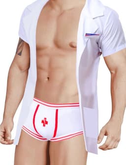 Sexy mannelijke dokter - 3-delig - Rollenspel - EHBO - Erotisch — thumbnail 4