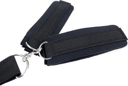 Bondageset- SM Mondbal met handboeien- Gagball-Bondagekit- seksspeeltjes- Gag ball met aaneengesloten halsband en handboeien voor onderdanigheid- zwart - BellaSupplies — thumbnail 4