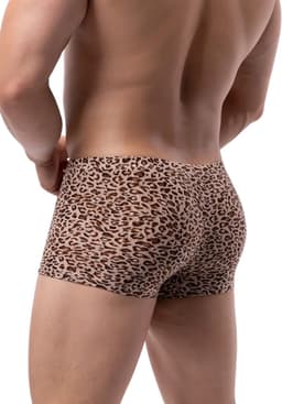 LekkerStout Luipaard Boxershort - Mesh - Bruin - Sexy Herenlingerie | M | ( LS271 ) — thumbnail 5
