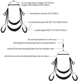 ApexArte® Sex Schommel Volwassenen - Sex Stoel - Sex Toys voor Koppels - Mannen & Vrouwen — thumbnail 3