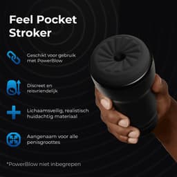 Kiiroo Pocket Stroker - Compacte Masturbator voor Man - Realistisch en Zacht - Geoptimaliseerd voor Keon en PowerBlow - Pocket Pussy — thumbnail 2