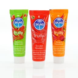 Skins - Sampler Pack - Glijmiddel met Smaakje - Fruity - 3 x 12 ml — thumbnail 1