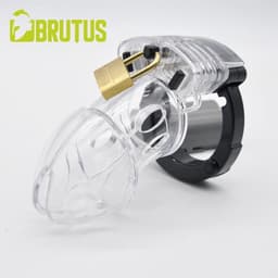 BRUTUS Alpha Cage - Chastity Cage Kuisheidskooi - Clear — thumbnail 1