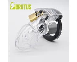 BRUTUS Alpha Cage - Chastity Cage Kuisheidskooi - Clear