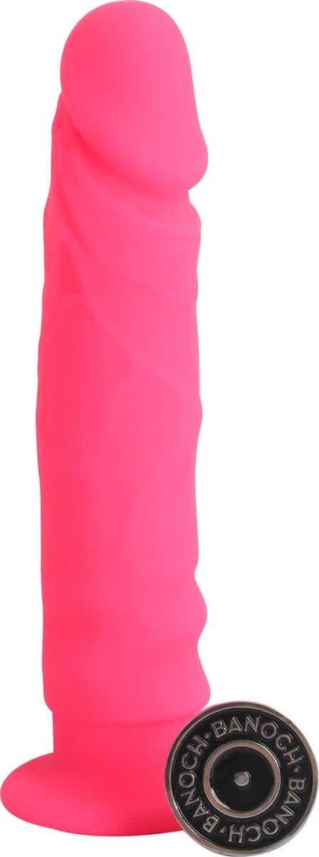 Banoch | Dildo roze siliconen met zuignap | 13,6 cm lang | Ø  2,8 cm — afbeelding 1