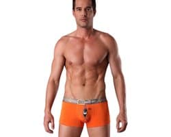 Grappige heren boxershort - Mannen ondergoed - Oranje