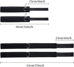 Benenspreider bdsm - Seksspeeltjes voor Koppel – Erotiek Toys - Sex Sling – Love Swing – Discreet Verpakt – Zwart — thumbnail 5