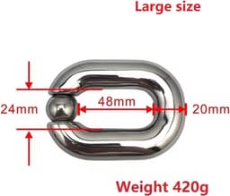 Scrotum Ring RVS - Ballenklem - Ball stretcher - Kuisheidsgordel — thumbnail 4