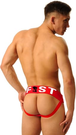 Fist Logo Jockstrap Rood maat XL — thumbnail 3