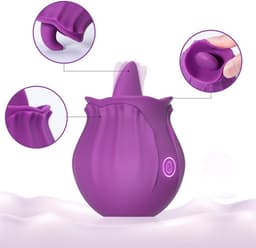 Erodit® Delicous Delight - Paars erotisch geschenk set - Butt Plug- Anaal dildo -stimulerende clitoris tong vibrators voor vrouwen- Anaal prostaat vibrator voor mannen- Seksspeeltje voor Koppels - Erotiek voor vrouwen, mannen, — thumbnail 2