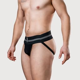 MM Sports The Original No. 10 Jockstrap 3 inch Multipack 1x Black + 1x White - MAAT S - Heren Ondergoed - Jockstrap voor Man - Mannen Jock — thumbnail 5