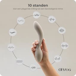 OHYES G Spot Vibrators voor Vrouwen – 10 Vibratiestanden - Clitoris Stimulator - Oplaadbare Vibrator – Stil & Waterdichte Sex Toys — thumbnail 4
