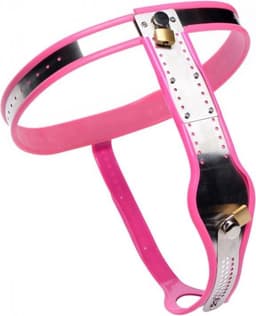 Master Series Roze Stainless Steel Adjustable Female Chastity Belt — thumbnail 1
