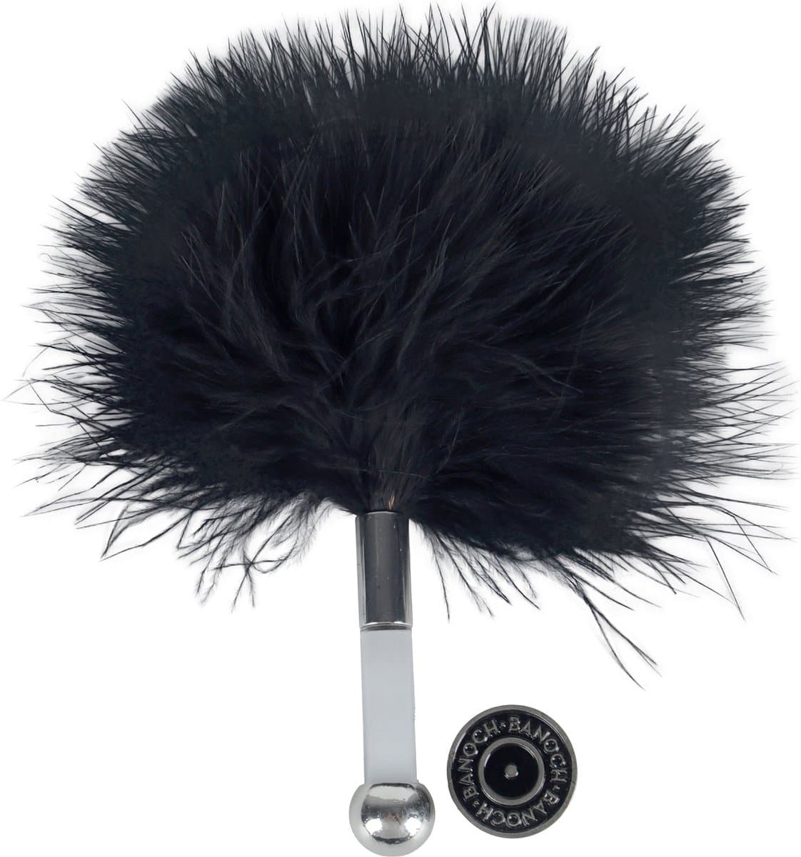 Banoch | Tantra feather black | zwarte sensuele streelveer — afbeelding 1