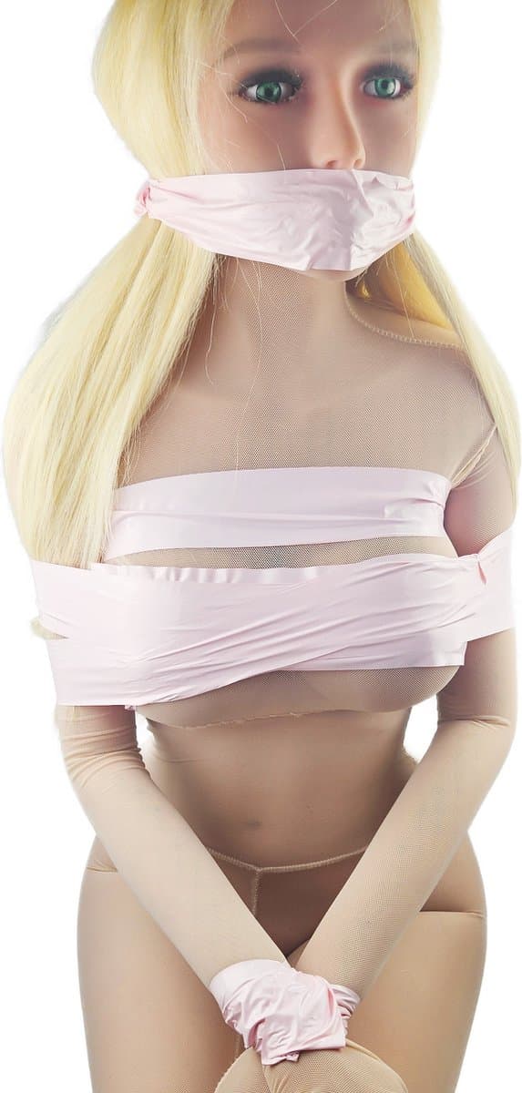 BNDGx® - Bondage sex tape touw van plastic - Roze - Vastbinden BDSM voor Dominant fetish erotische spel — afbeelding 1