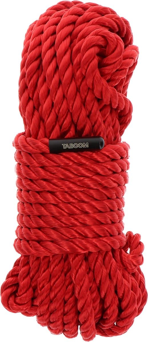 Professioneel Bondage Touw - 10 meter x 7 mm - Rood - Zeer Zacht BDSM Touw - Hoogwaardig Materiaal - SM Touw voor beginners en gevorderden - Bondage Rope - Red — afbeelding 1
