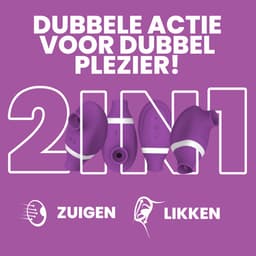 PureVibe® Oral Air-Pulse Lover Likkende Clitoris stimulator luchtdruk vibrator - vibrators voor vrouwen - Paars — thumbnail 3