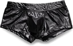 PU Lederen BDSM slip heren - Sexy boxershort open billen - String - Mannen onderbroek - Seks - Ademend - SM — thumbnail 3