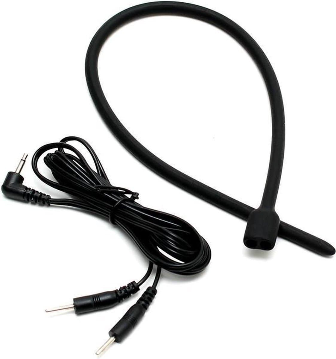 Rimba Electro Sex - Siliconen Urethral Dilator - Sound (voor In de plasbuis) bi-polair — afbeelding 1