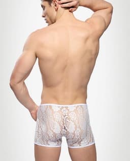 Sexy heren boxer / boxershort van kant met stretch - Kanten ondergoed maat XL/XXL — thumbnail 2