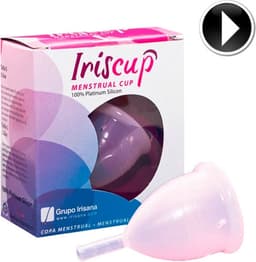 IRISCUP - LARGE PINK MONTH CUP + FREE STERILIZER BAG — thumbnail 3