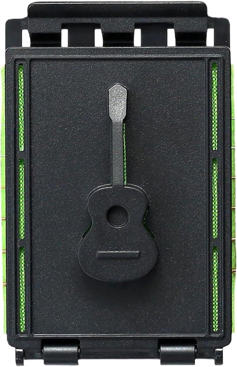 Instrumentenreiniger Snaren - Snaar Poets - Instrument Onderhoud - Verwijdert Zweet Vlekken - 10 x 7 x 3 cm - Zwart — afbeelding 1