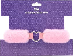 Smart Moves - Love Collar - Kunstbont - Hartvormige Ring - Roze — thumbnail 3