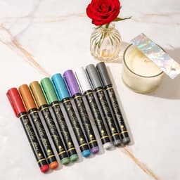 Body Paint Markers - Huidverf Stiften - Artistiek Tekenen - Huidvriendelijk Afwasbaar - 10 Kleuren - Multicolor — thumbnail 3